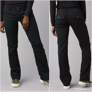 Prana Black Stretch Bootcut Pants